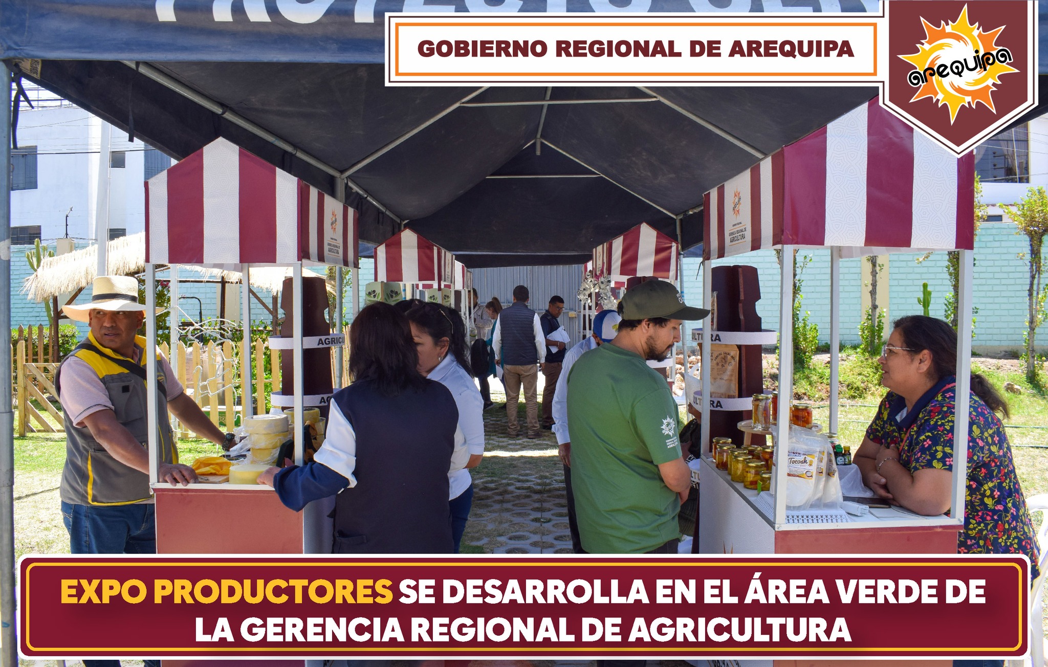 EXPO PRODUCTORES SE DESARROLLA EN EL ÁREA VERDE DE LA GERENCIA REGIONAL DE AGRICULTURA
